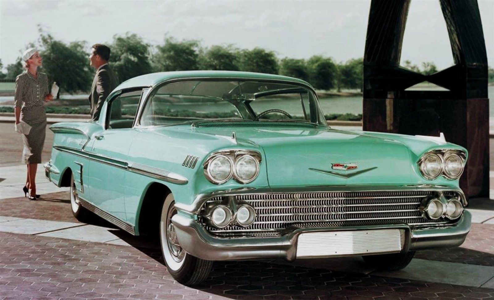 '58 Impala - solid turqouise , must be ballasted for photo shoot.jpg