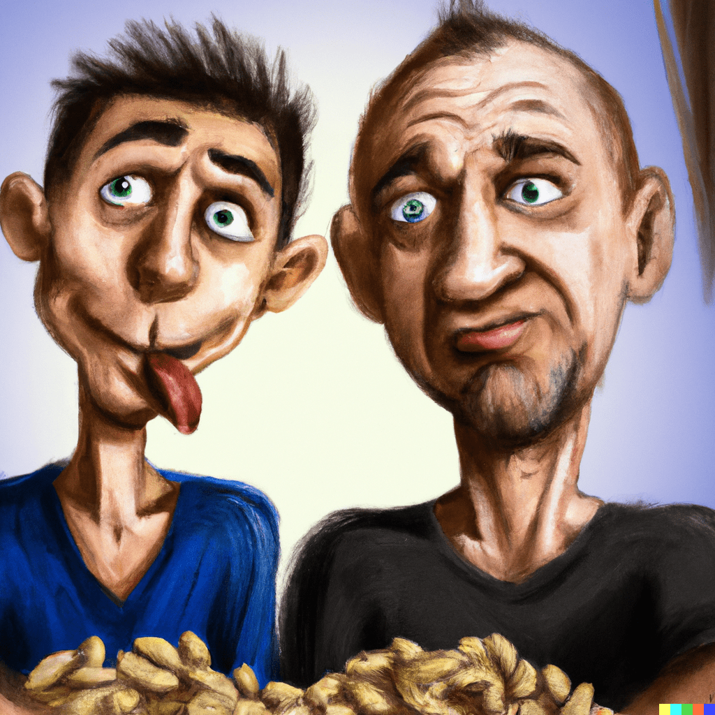 DALL·E 2023-02-25 18.09.45 - guys are nuts, digital art.png | Canadian ...