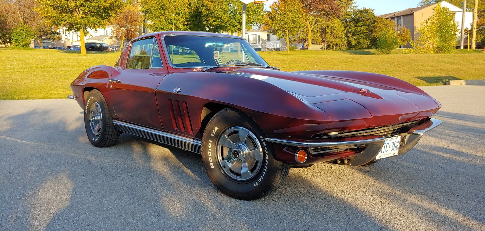 Early picture of the car on the nice sunny day in Sept 2019