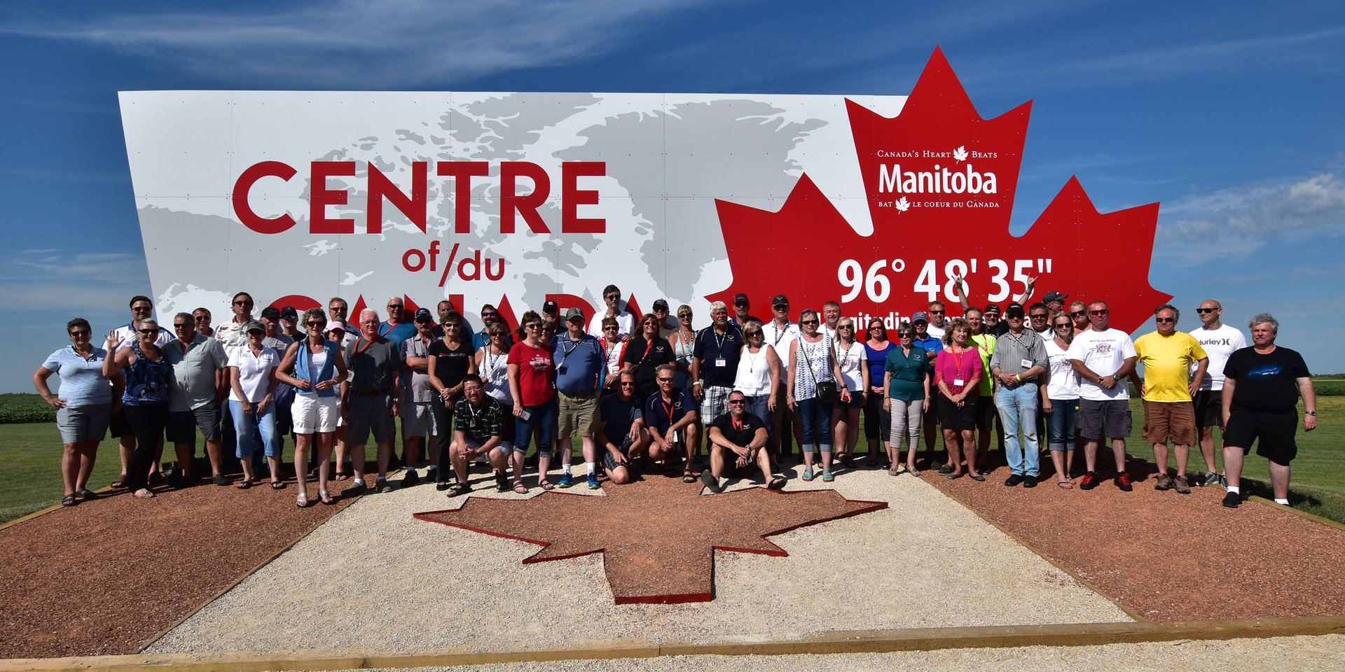 Our Meet in the Middle Gang - the Center of Canada - July 14th 2018